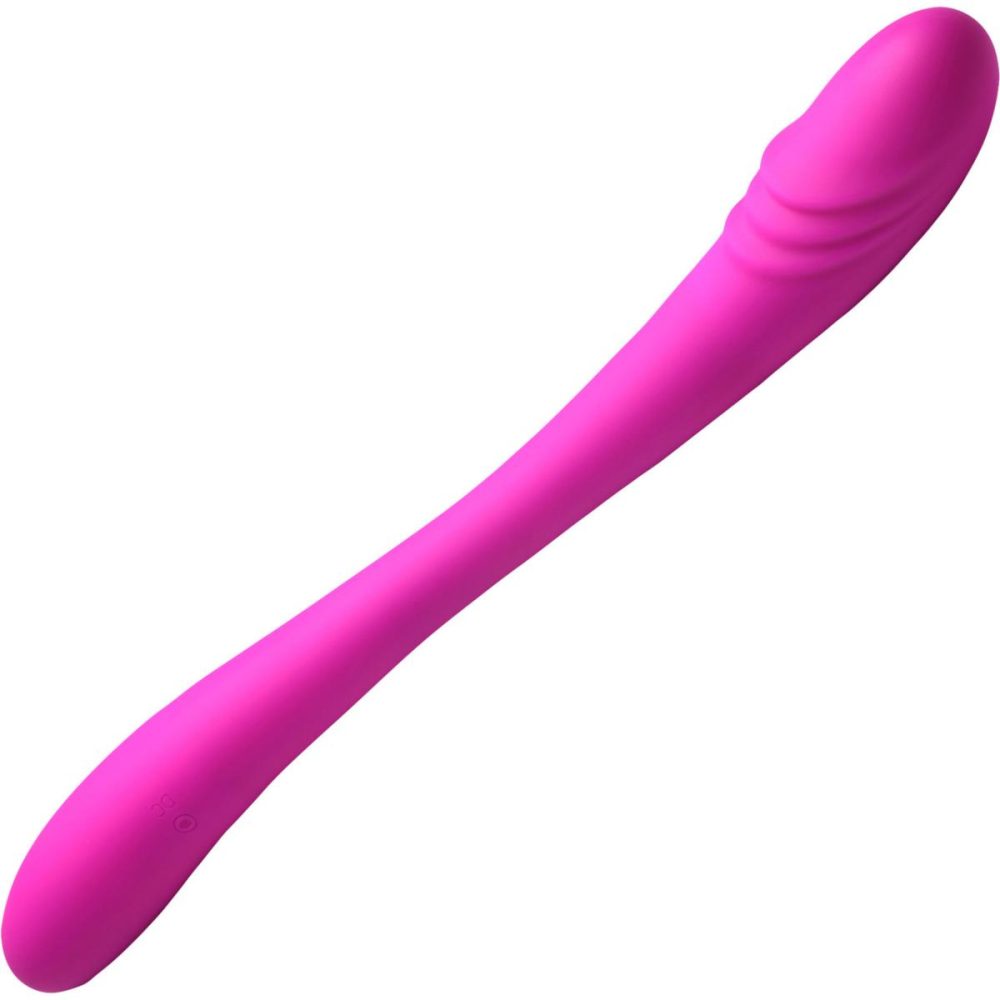 Traditional Vibrators | Inmi 7X Double Team Rechargeable Silicone Double Vibrating Dildo With Remote – Purple