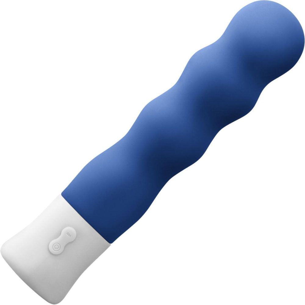 Traditional Vibrators | Inya Shake Rechargeable Silicone Rumbling Vibrator – Blue