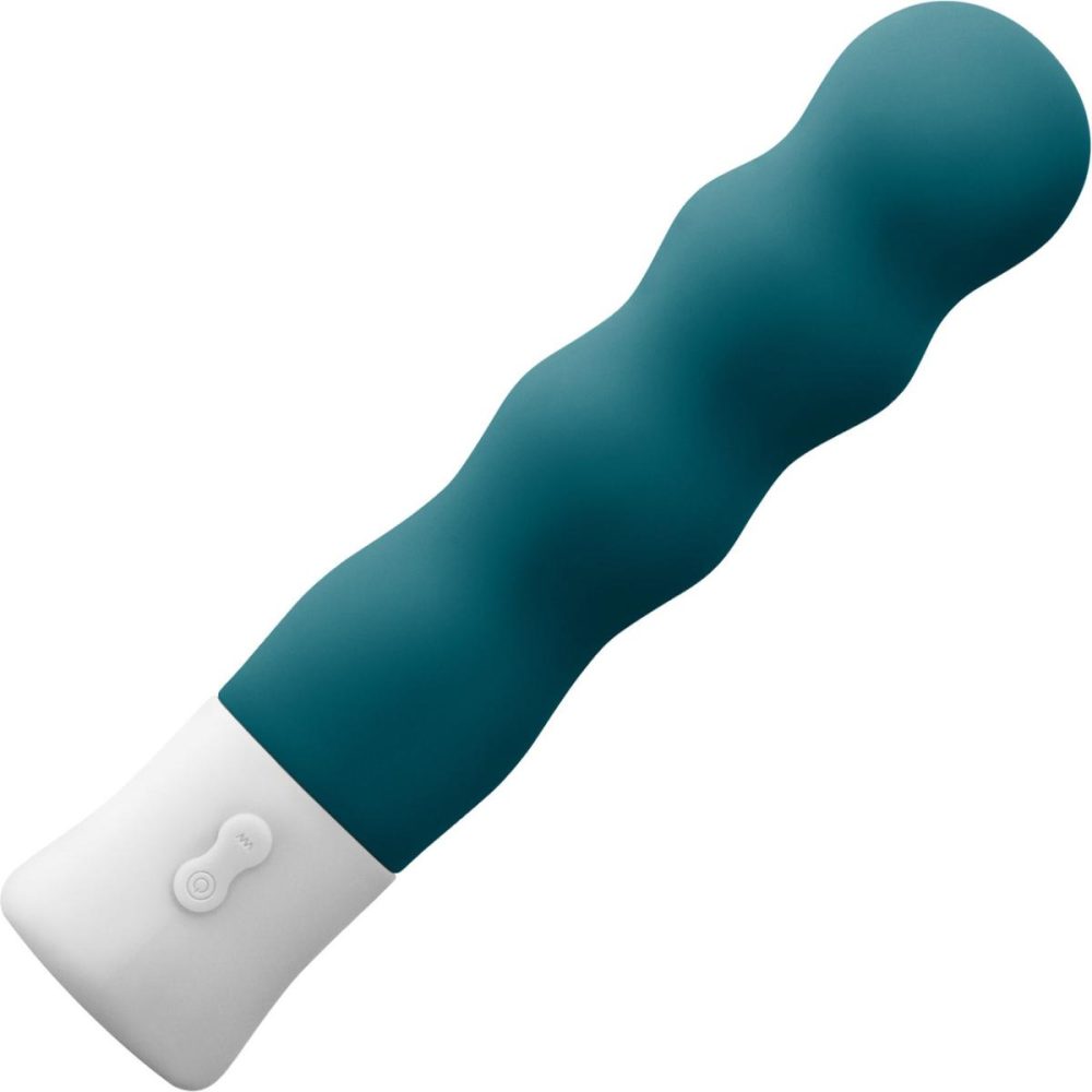 Traditional Vibrators | Inya Shake Rechargeable Silicone Rumbling Vibrator – Teal