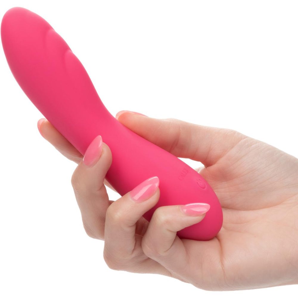 Traditional Vibrators | Liquid Silicone Pixies Ripple Rechargeable Waterproof Vibrator – Pink