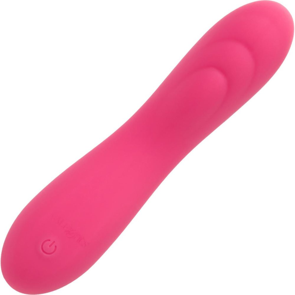 Traditional Vibrators | Liquid Silicone Pixies Ripple Rechargeable Waterproof Vibrator – Pink