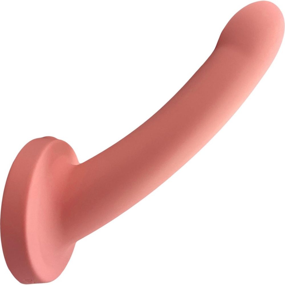 Traditional Vibrators | Merge Collection Daze 7" Silicone Vibrating Dildo – Pink