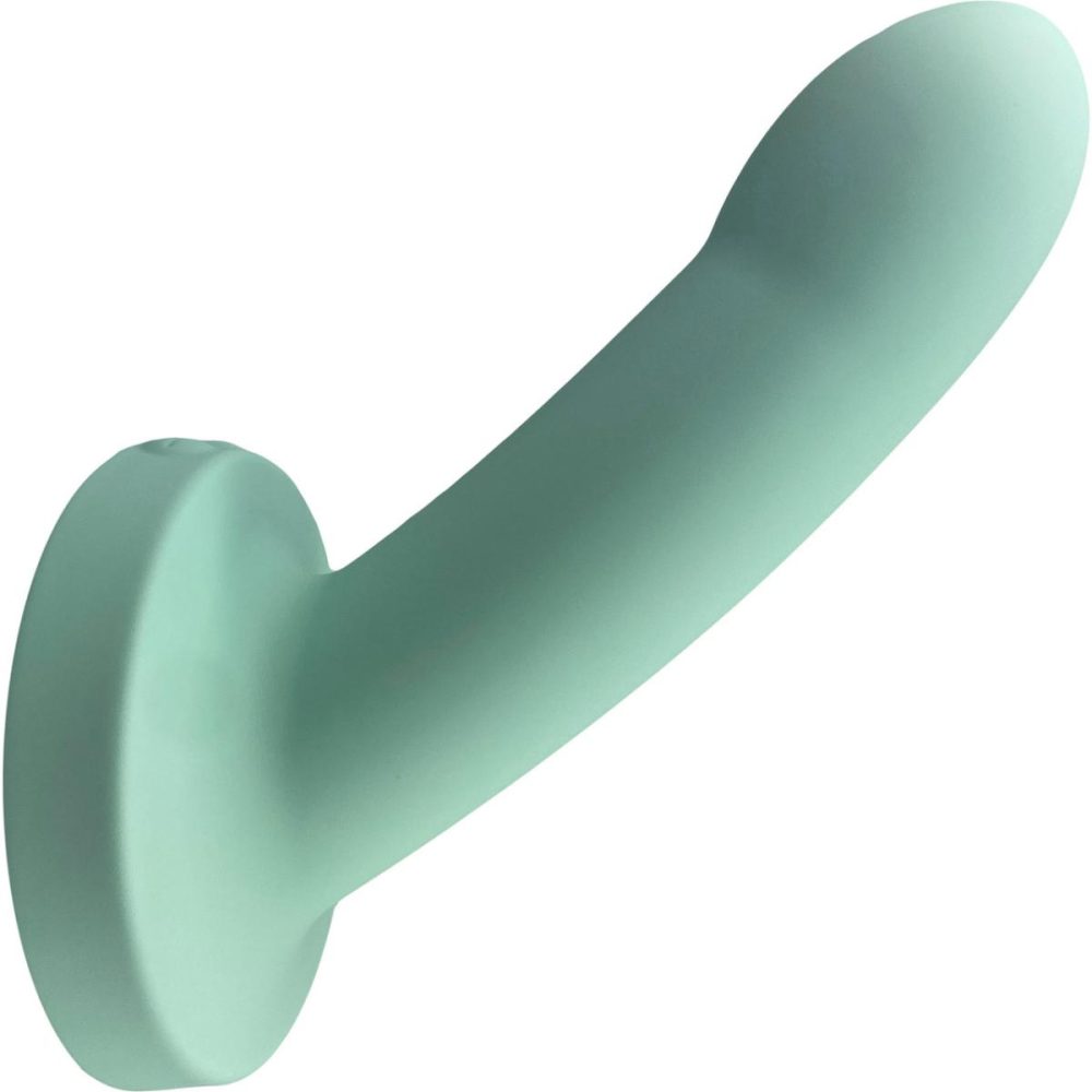 Traditional Vibrators | Merge Collection Myst 5" Silicone Vibrating Dildo – Blue