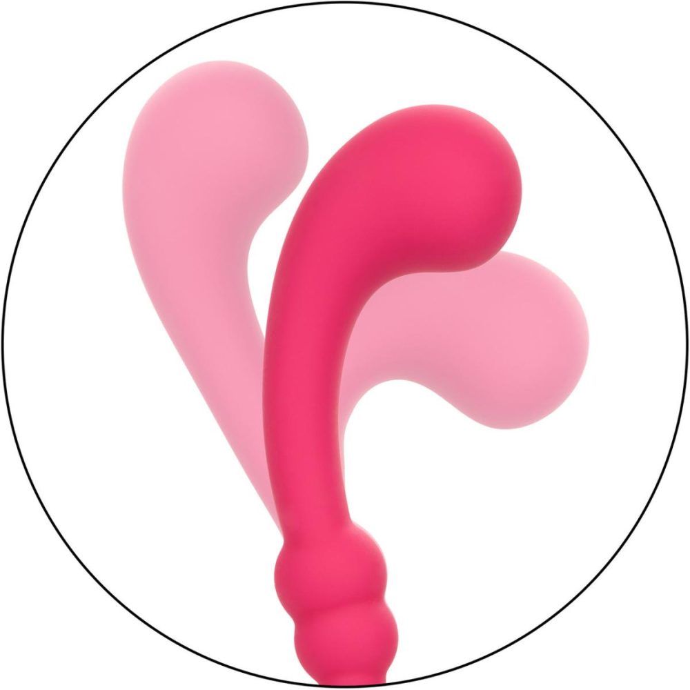 Traditional Vibrators | Pretty Little Wands Curvy Rechargeable Silicone Flexible Vibrator – Pink