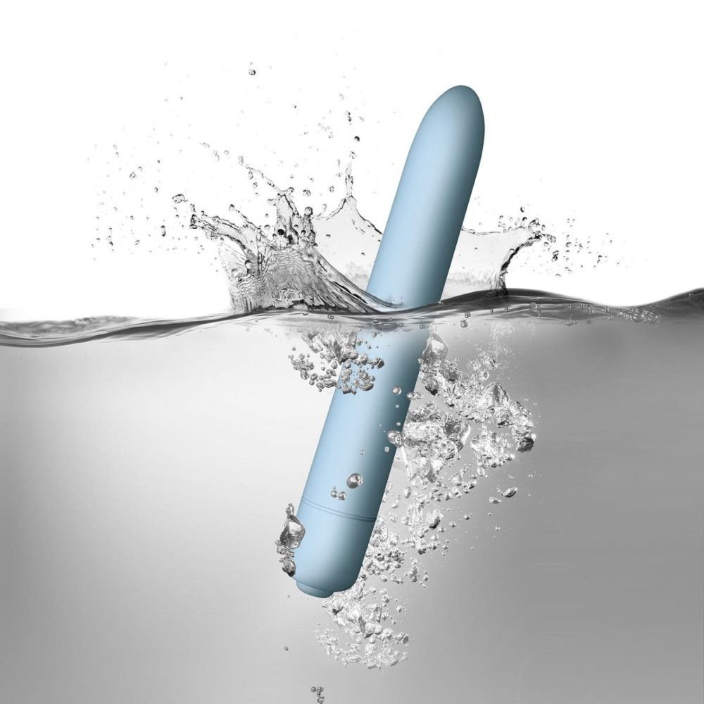 Traditional Vibrators | Sugar Blue 10 Function Waterproof Vibrator