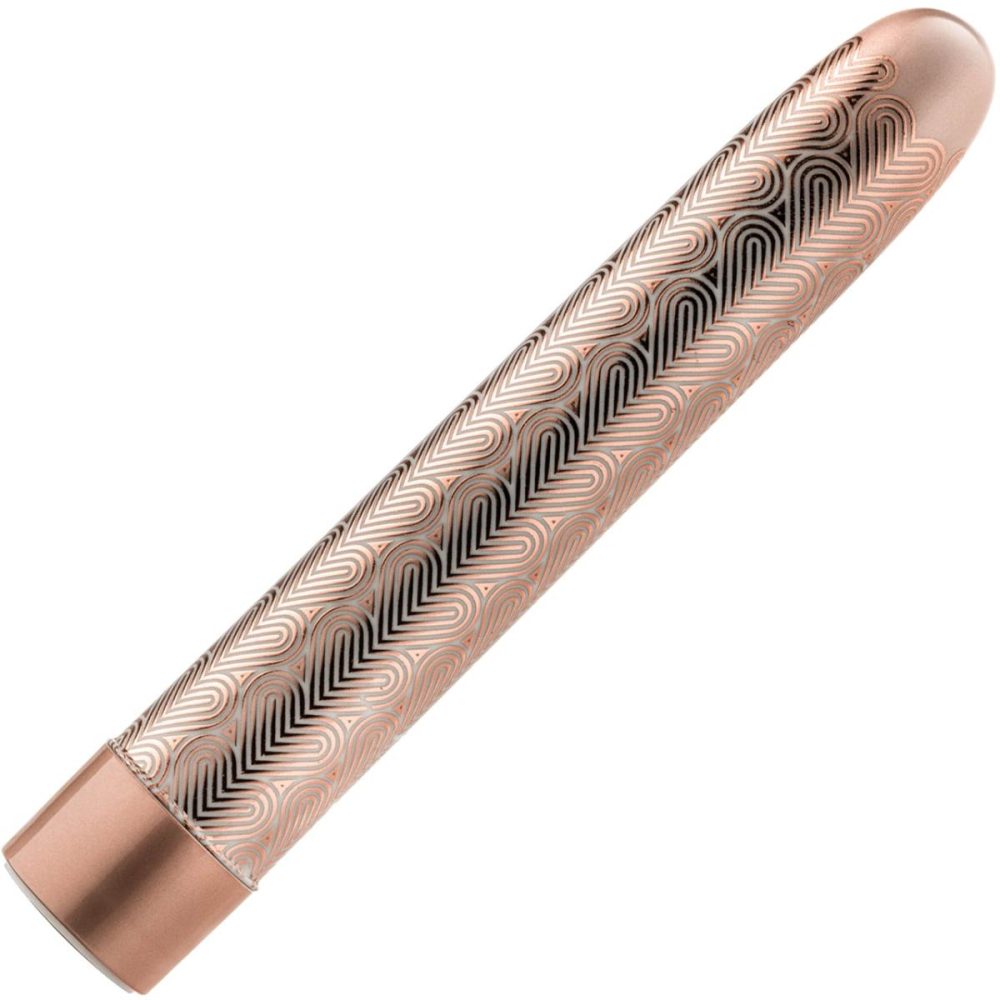 Traditional Vibrators | The Collection Lattice Limited Edition Rechargeable Waterproof Slimline Vibrator – Rose Gold