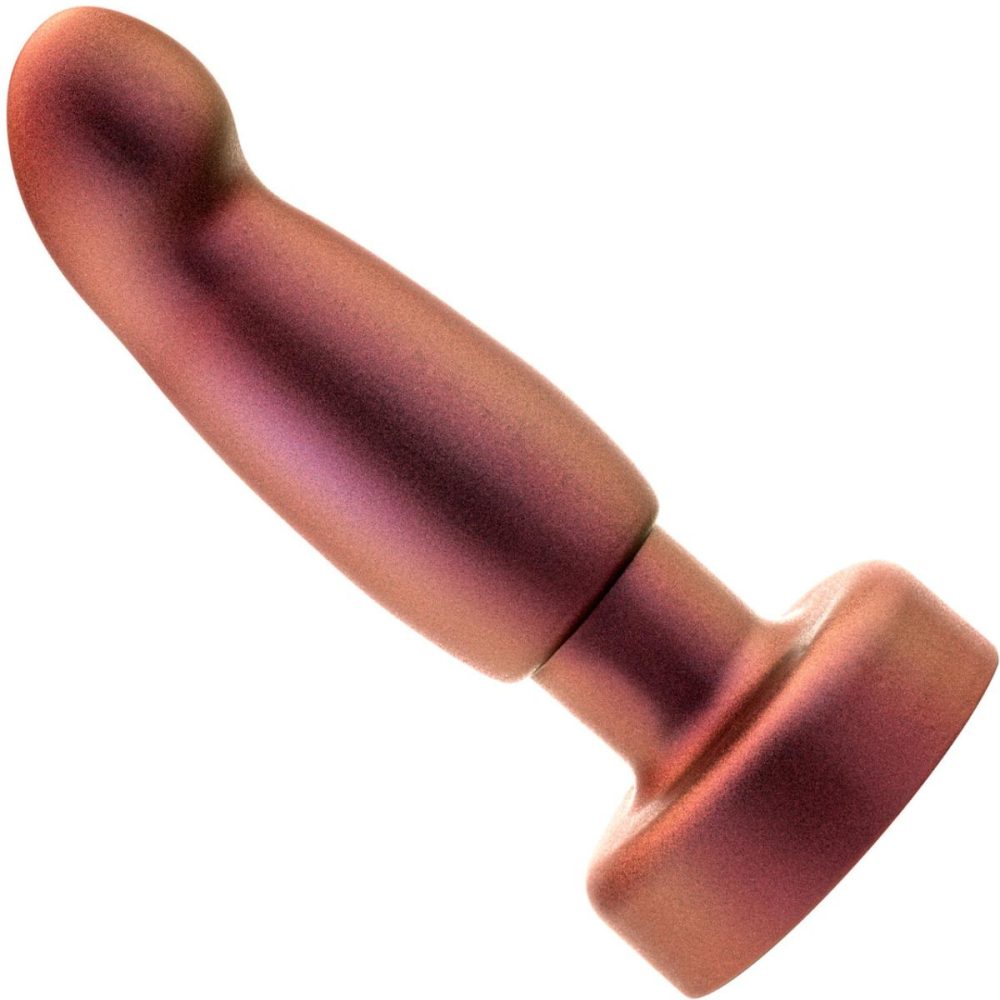 Vibrating Butt Plugs & Probes | Anal Adventures Matrix Bionic Silicone Vibrating, Gyrating, Rotating Remote Butt Plug – Cosmic Copper