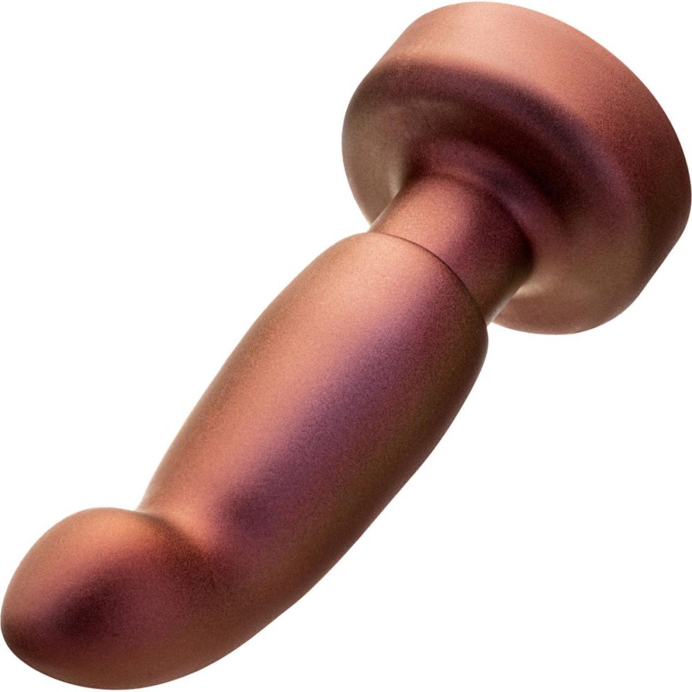 Vibrating Butt Plugs & Probes | Anal Adventures Matrix Bionic Silicone Vibrating, Gyrating, Rotating Remote Butt Plug – Cosmic Copper