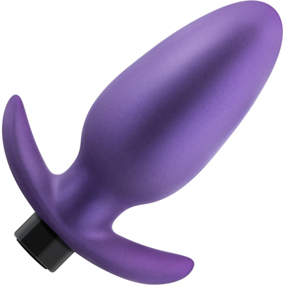 Vibrating Butt Plugs & Probes | Anal Adventures Matrix Excelsior Silicone Rechargeable Vibrating Butt Plug – Astro Violet