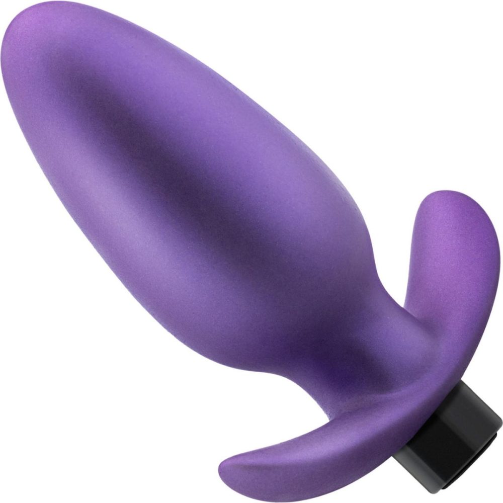 Vibrating Butt Plugs & Probes | Anal Adventures Matrix Excelsior Silicone Rechargeable Vibrating Butt Plug – Astro Violet