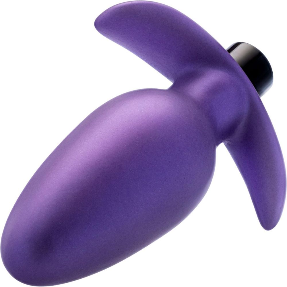 Vibrating Butt Plugs & Probes | Anal Adventures Matrix Excelsior Silicone Rechargeable Vibrating Butt Plug – Astro Violet