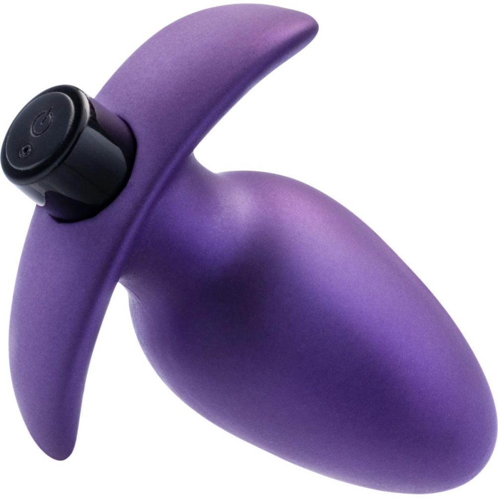 Vibrating Butt Plugs & Probes | Anal Adventures Matrix Excelsior Silicone Rechargeable Vibrating Butt Plug – Astro Violet