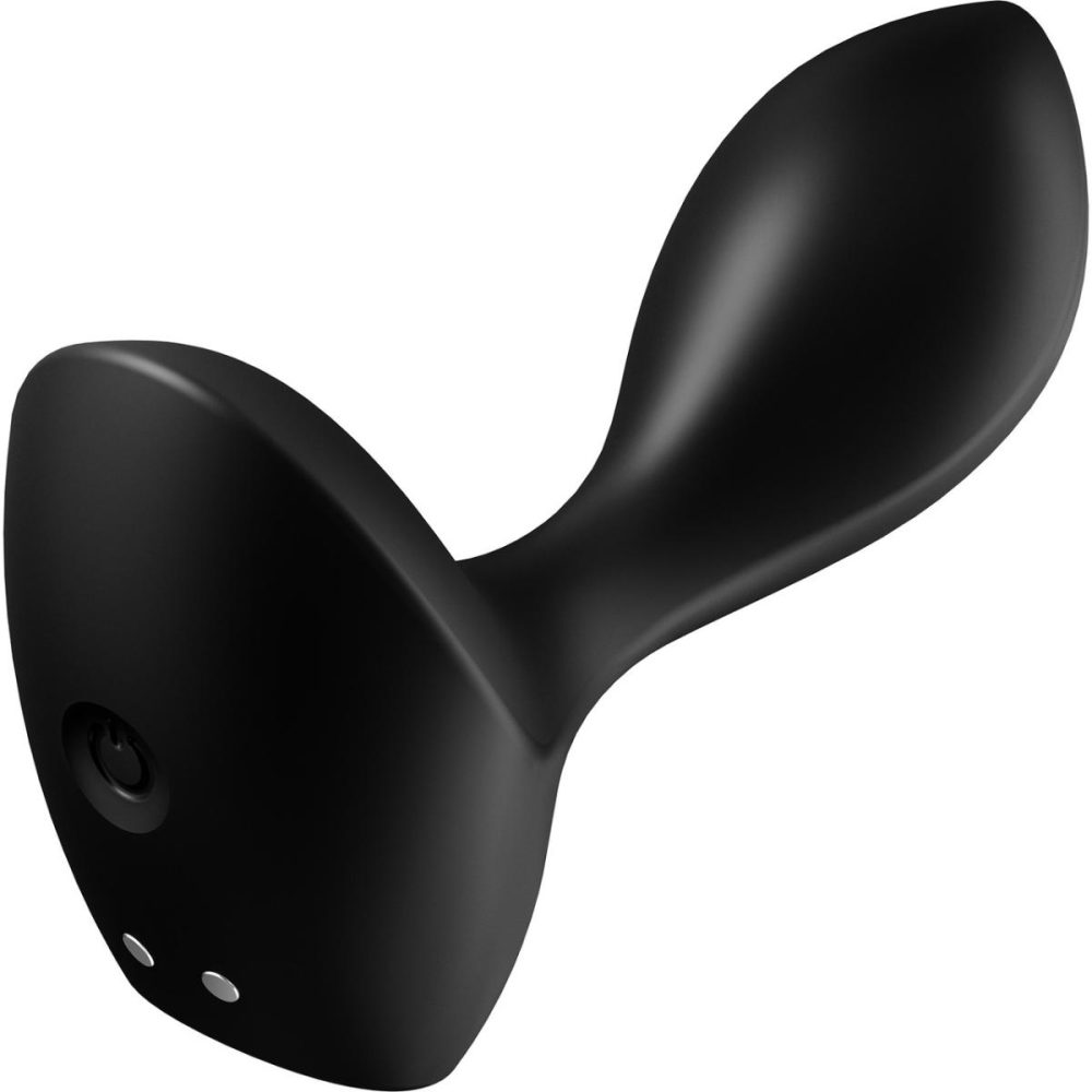 Vibrating Butt Plugs & Probes | Backdoor Lover Rechargeable Waterproof Anal Vibrator – Black