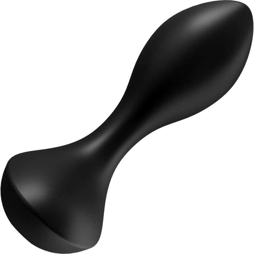 Vibrating Butt Plugs & Probes | Backdoor Lover Rechargeable Waterproof Anal Vibrator – Black