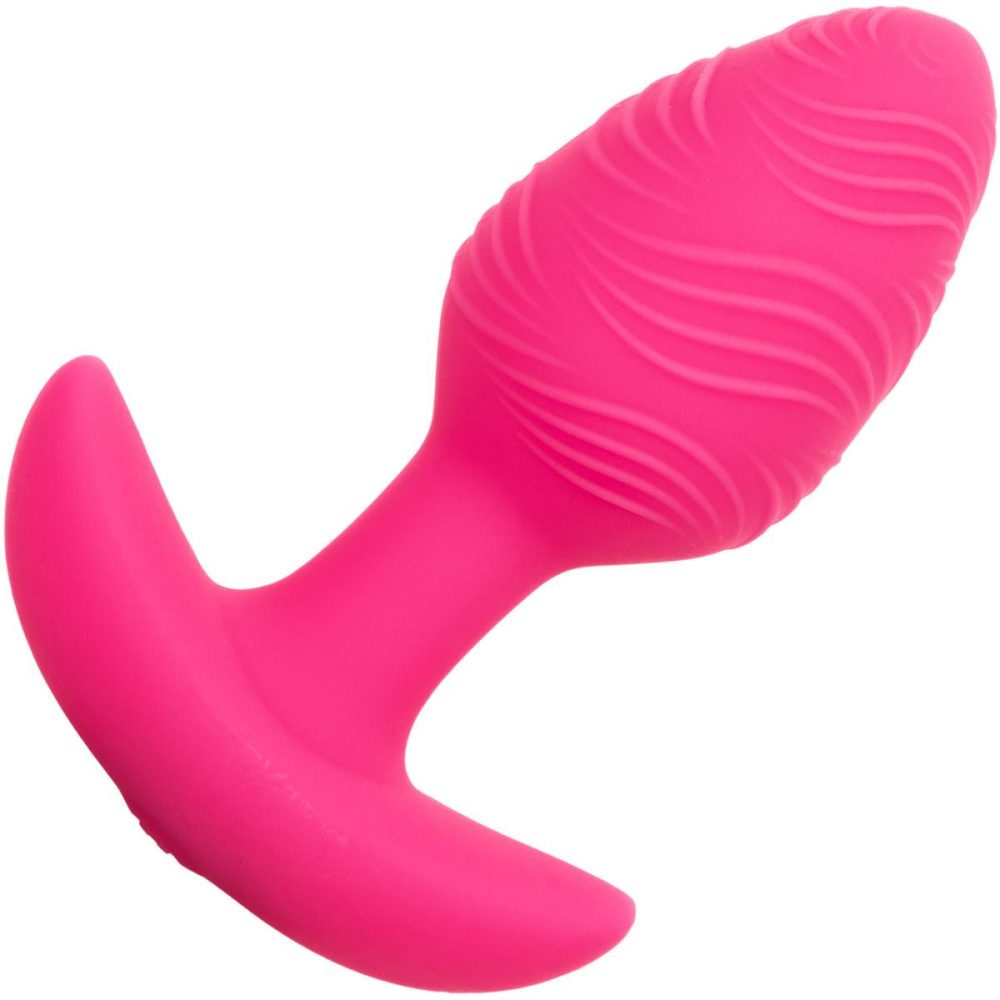 Vibrating Butt Plugs & Probes | Cheeky Glow In The Dark Rechargeable Silicone Vibrating Butt Plug – Pink