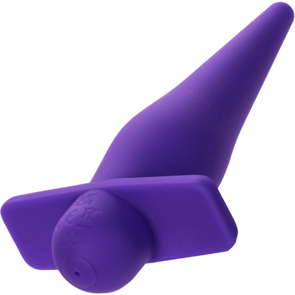 Vibrating Butt Plugs & Probes | Rechargeable High Intensity Silicone Waterproof Vibrating Anal Probe – Purple