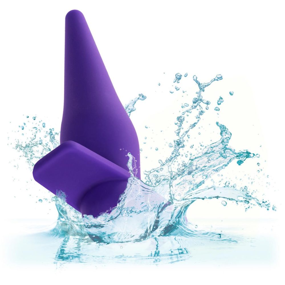 Vibrating Butt Plugs & Probes | Rechargeable High Intensity Silicone Waterproof Vibrating Anal Probe – Purple