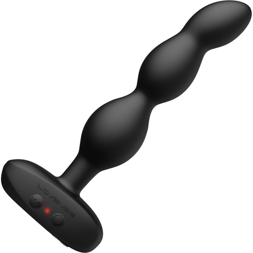 Vibrating Butt Plugs & Probes | Ridge App Enabled Silicone Waterproof Rechargeable Vibrating & Rotating Anal Beads