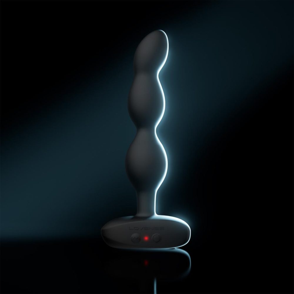 Vibrating Butt Plugs & Probes | Ridge App Enabled Silicone Waterproof Rechargeable Vibrating & Rotating Anal Beads