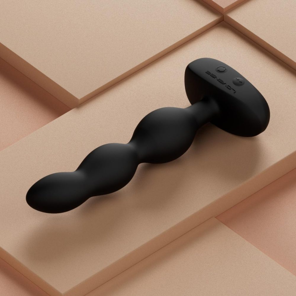 Vibrating Butt Plugs & Probes | Ridge App Enabled Silicone Waterproof Rechargeable Vibrating & Rotating Anal Beads