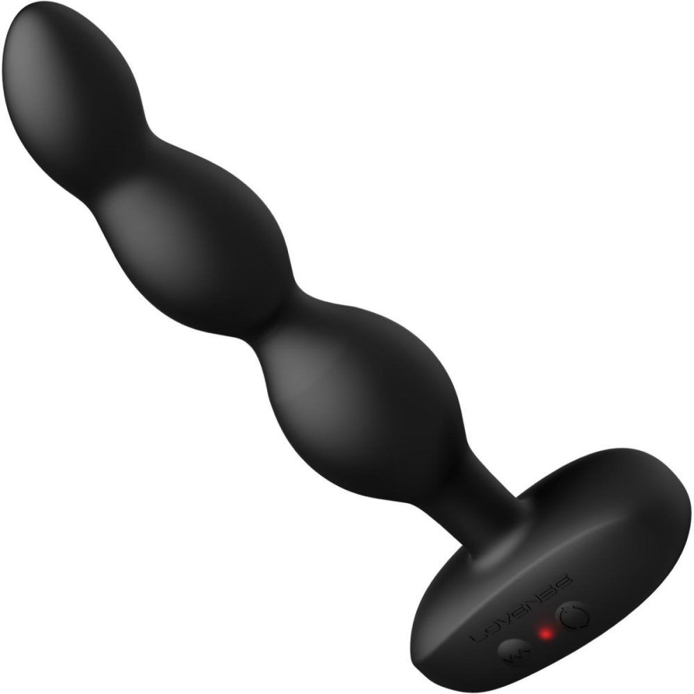 Vibrating Butt Plugs & Probes | Ridge App Enabled Silicone Waterproof Rechargeable Vibrating & Rotating Anal Beads