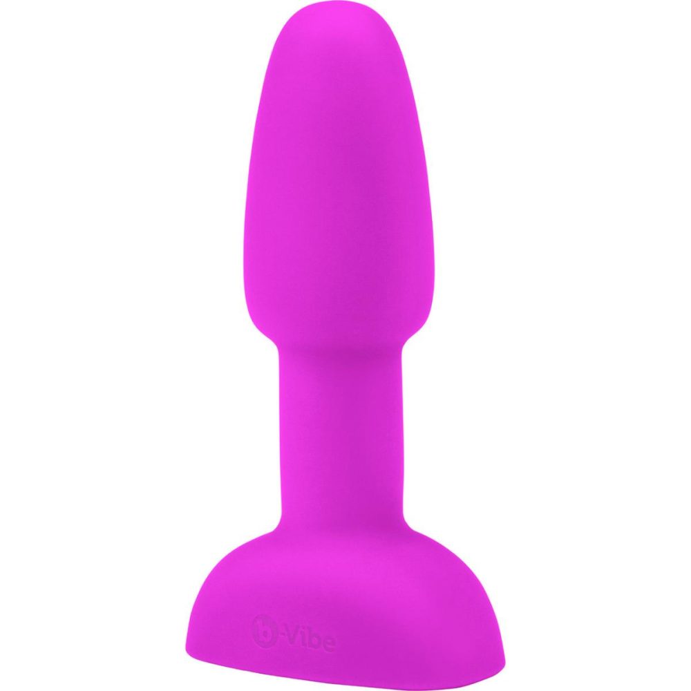 Vibrating Butt Plugs & Probes | Rimming Plug Petite Silicone Remote Control Vibrating Anal Toy – Fuchsia