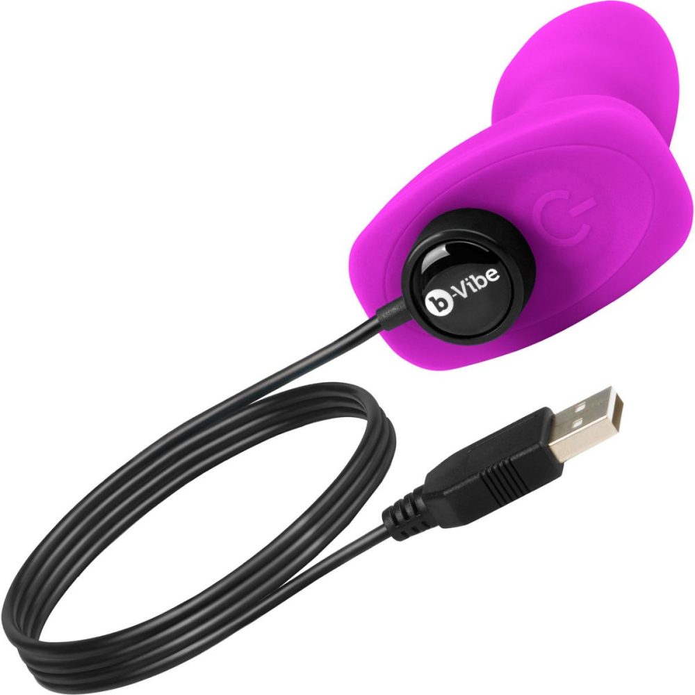 Vibrating Butt Plugs & Probes | Rimming Plug Petite Silicone Remote Control Vibrating Anal Toy – Fuchsia