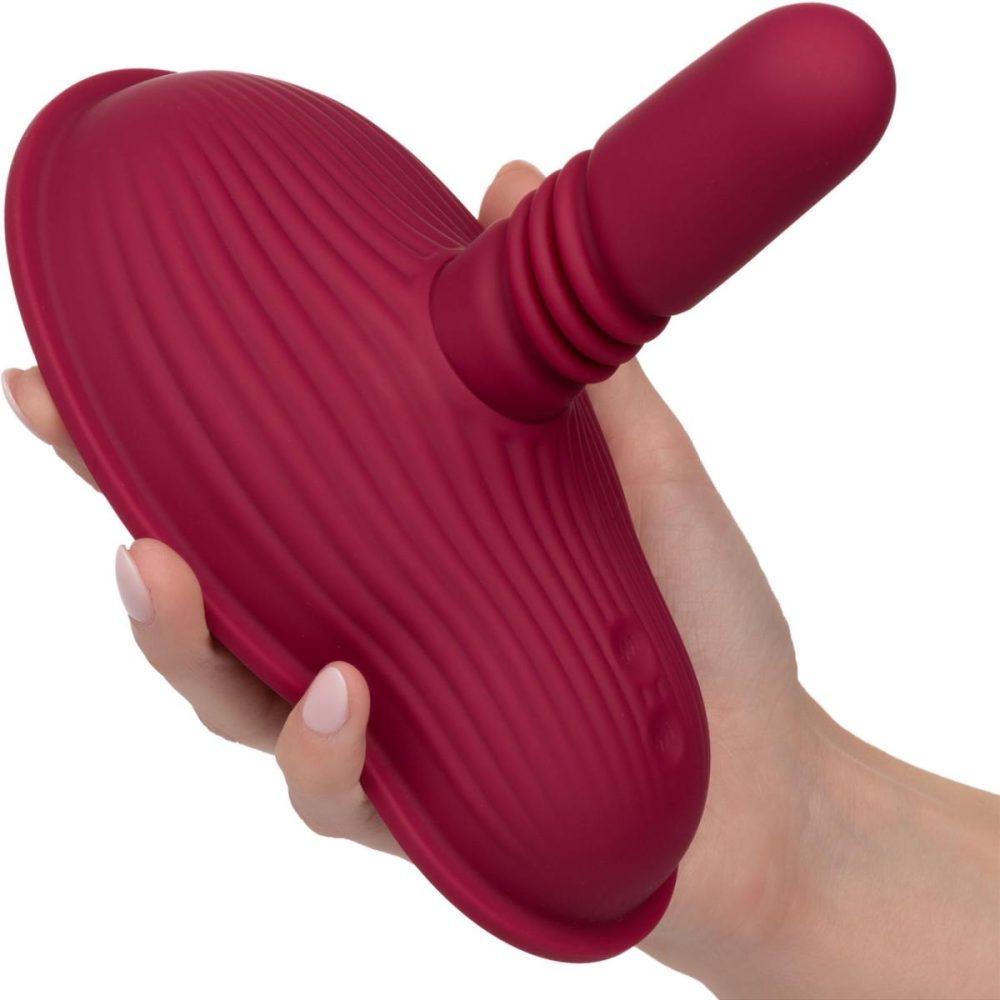 Vibrating Silicone Grinders | Dual Rider Thrust & Grind Silicone Rechargeable Grinding Vibrator With Remote