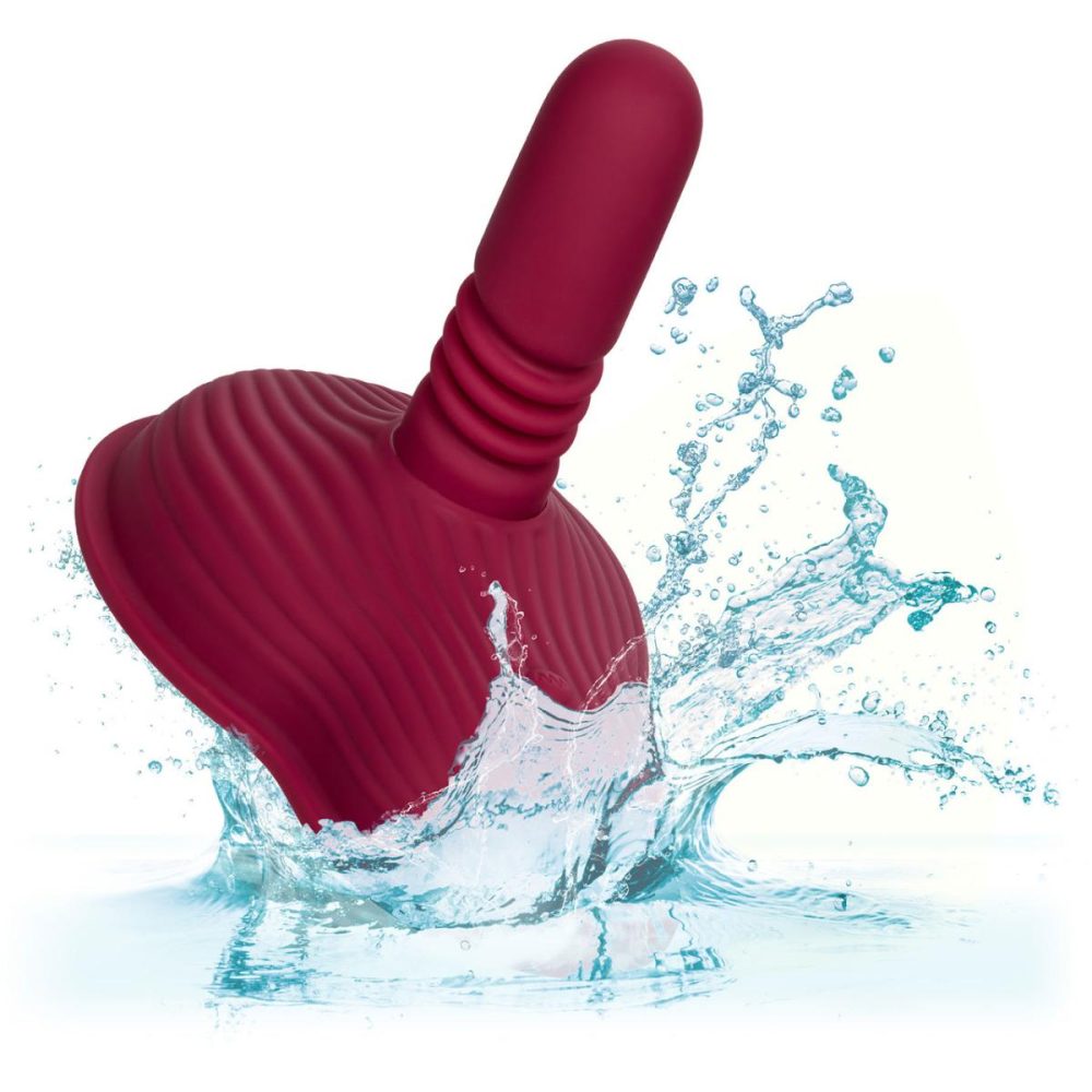 Vibrating Silicone Grinders | Dual Rider Thrust & Grind Silicone Rechargeable Grinding Vibrator With Remote