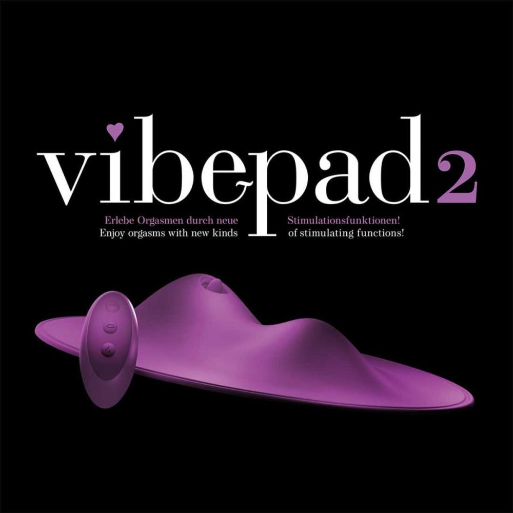 Vibrating Silicone Grinders | VibePad 2 Silicone Rechargeable Waterproof Grinding Vibro-Tongue Vibrator With Remote