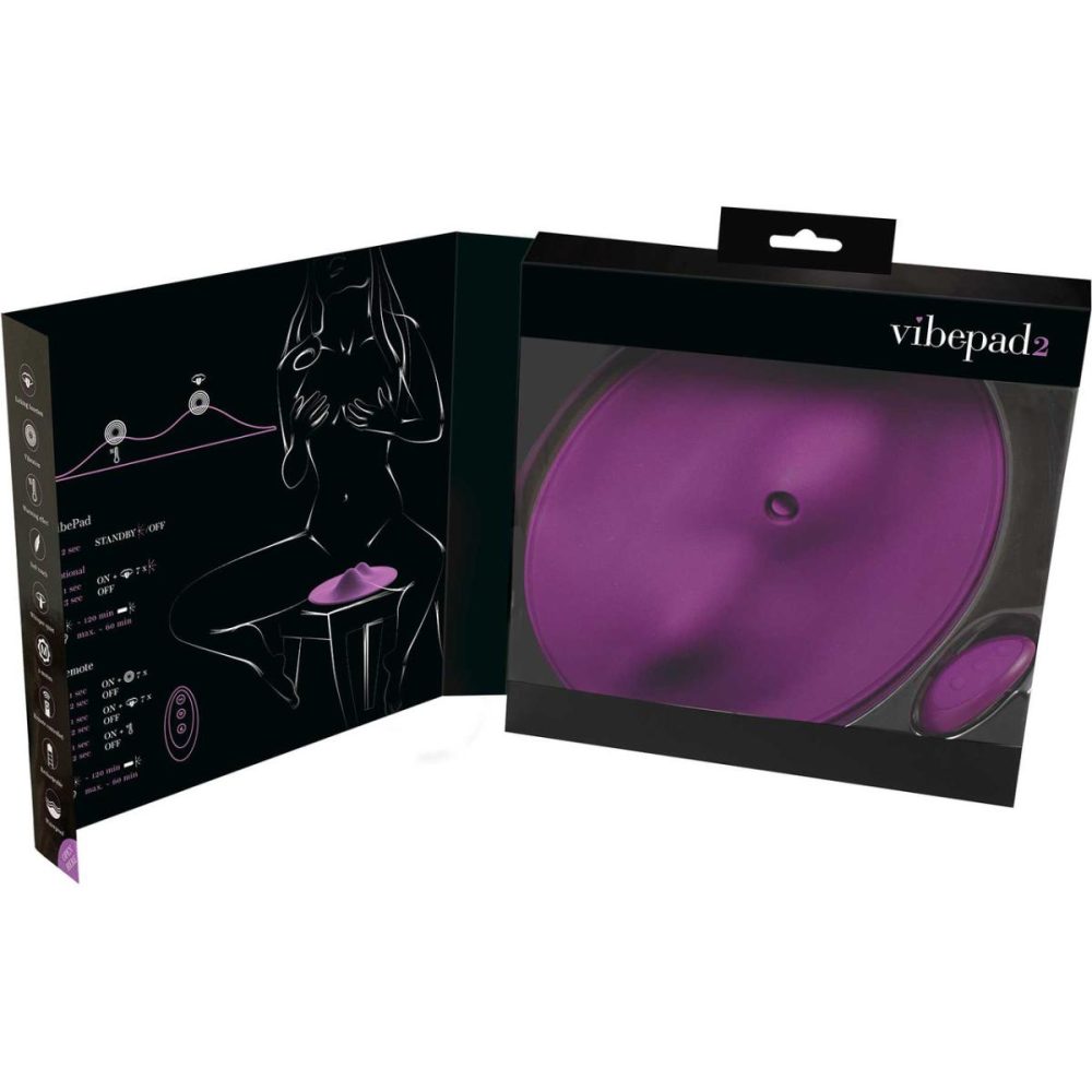 Vibrating Silicone Grinders | VibePad 2 Silicone Rechargeable Waterproof Grinding Vibro-Tongue Vibrator With Remote