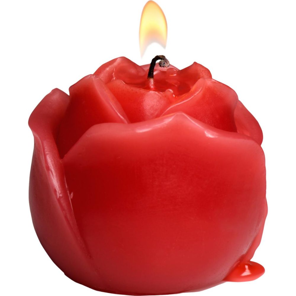 Water Gadgets & Accessories | Flaming Rose Red Drip Candle