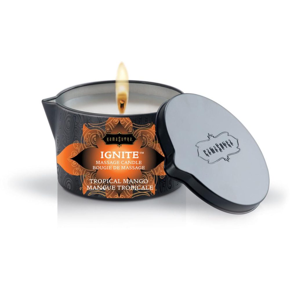 Water Gadgets & Accessories | Ignite Massage Oil Candle – Tropical Mango – 6 oz