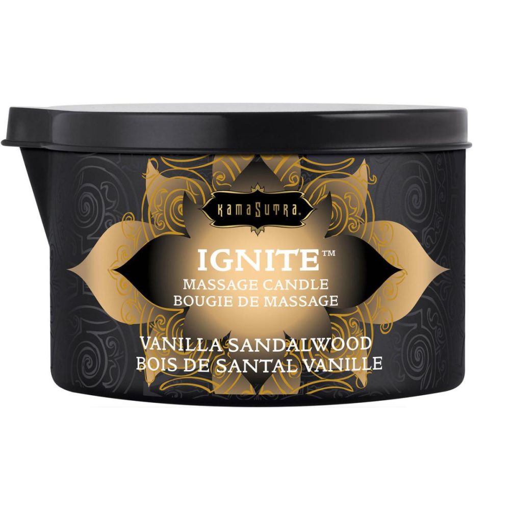 Water Gadgets & Accessories | Ignite Massage Oil Candle – Vanilla Sandalwood – 6 oz