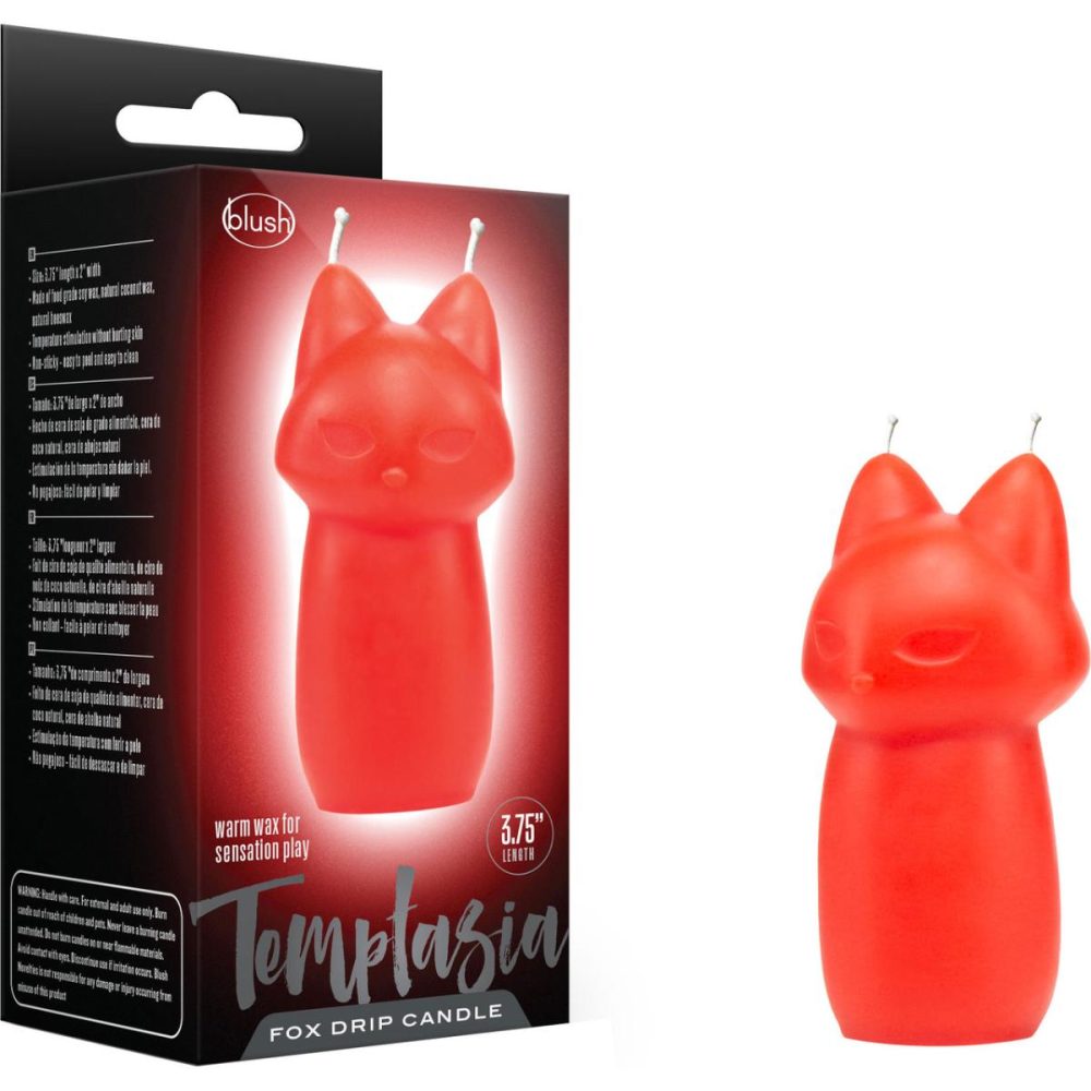 Water Gadgets & Accessories | Temptasia Fox Drip Candle – Red