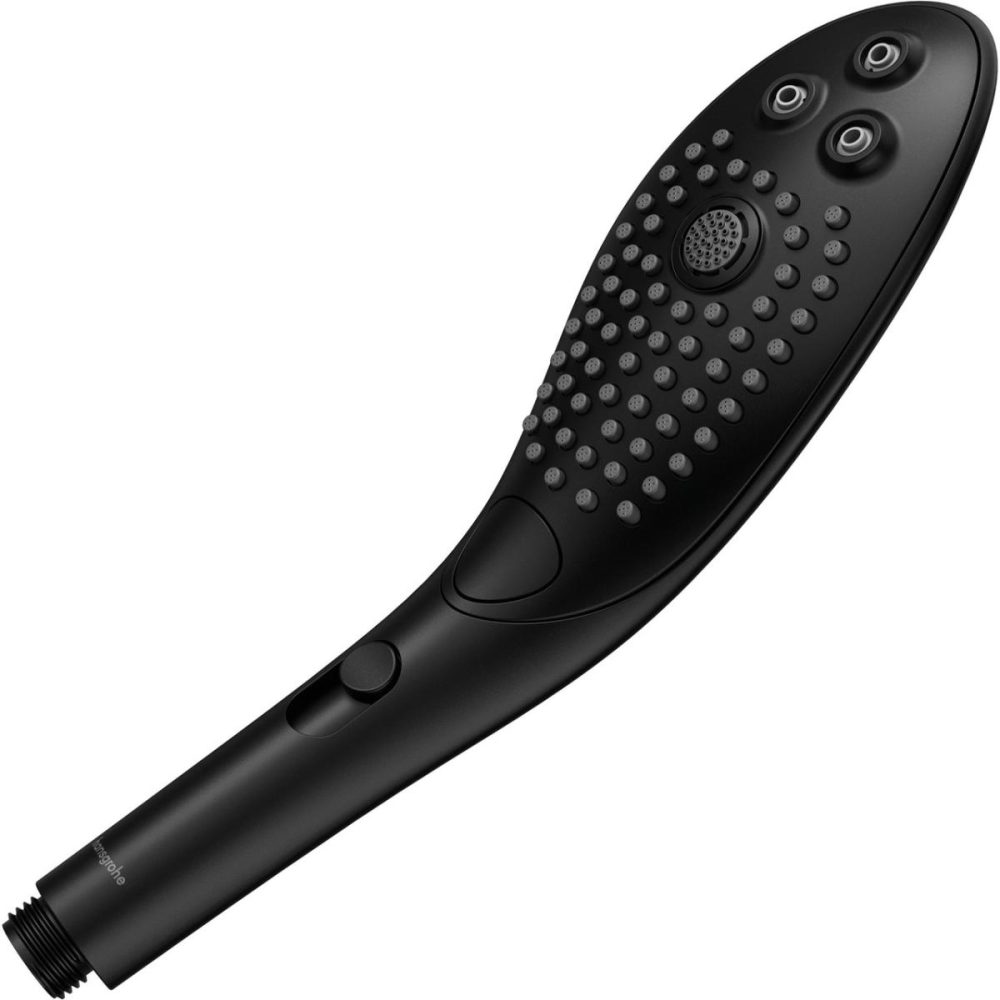 Water Gadgets & Accessories | Wave Shower Head & Water Massage Clitoral Stimulator – Black