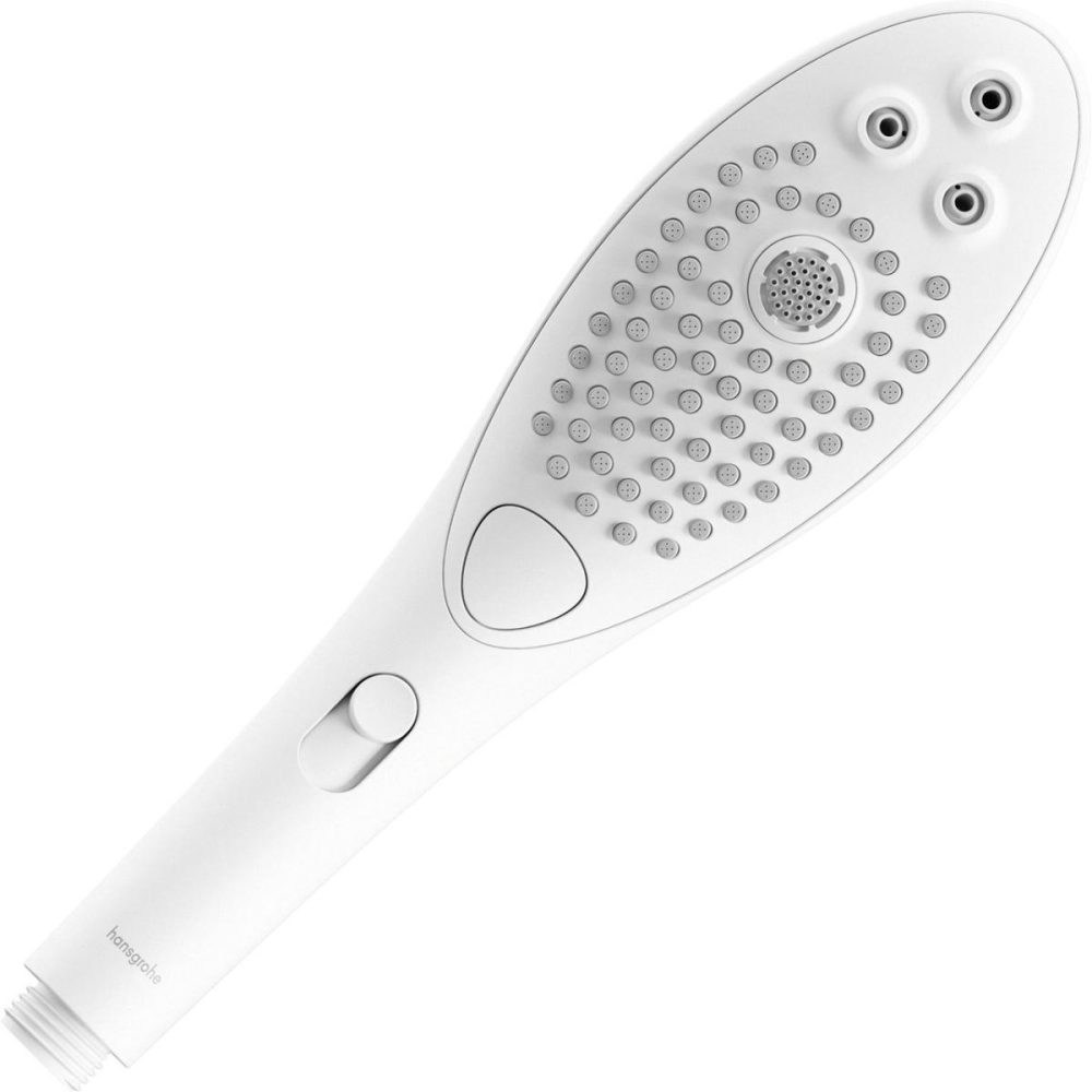 Water Gadgets & Accessories | Wave Shower Head & Water Massage Clitoral Stimulator – White