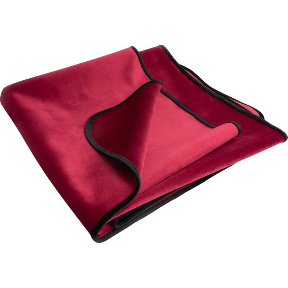 Water Gadgets & Accessories | Fascinator Travel Throw Moisture-Proof Sensual Blanket – Microvelvet Merlot 53" x 36"