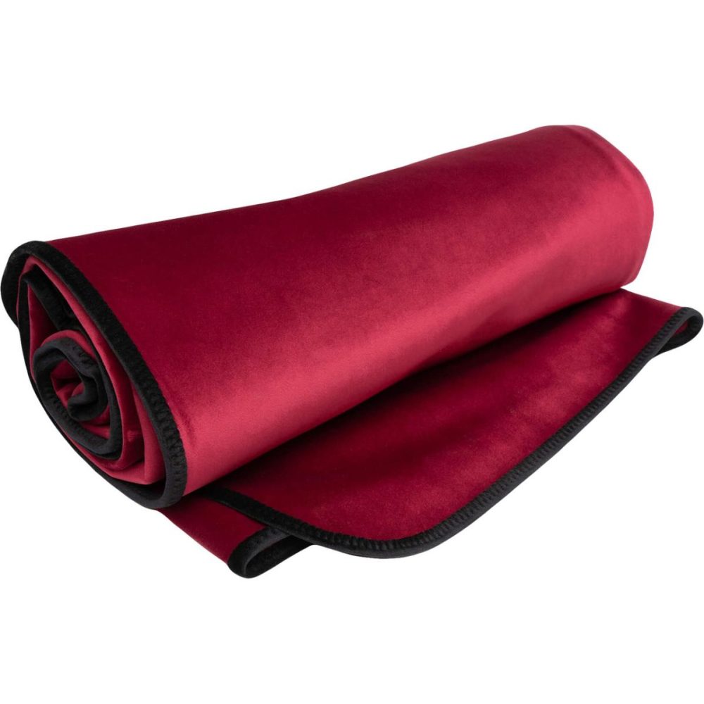 Water Gadgets & Accessories | Fascinator Travel Throw Moisture-Proof Sensual Blanket – Microvelvet Merlot 53" x 36"