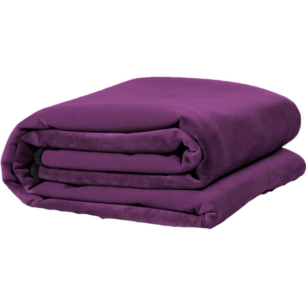 Water Gadgets & Accessories | Fascinator Travel Throw Moisture-Proof Sensual Blanket – Microvelvet Plum 53" x 36"