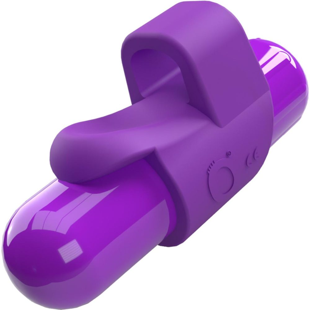 Wearable Vibrators | 4T FingO Slim Silicone Fingertip Bullet Vibrator – Grape