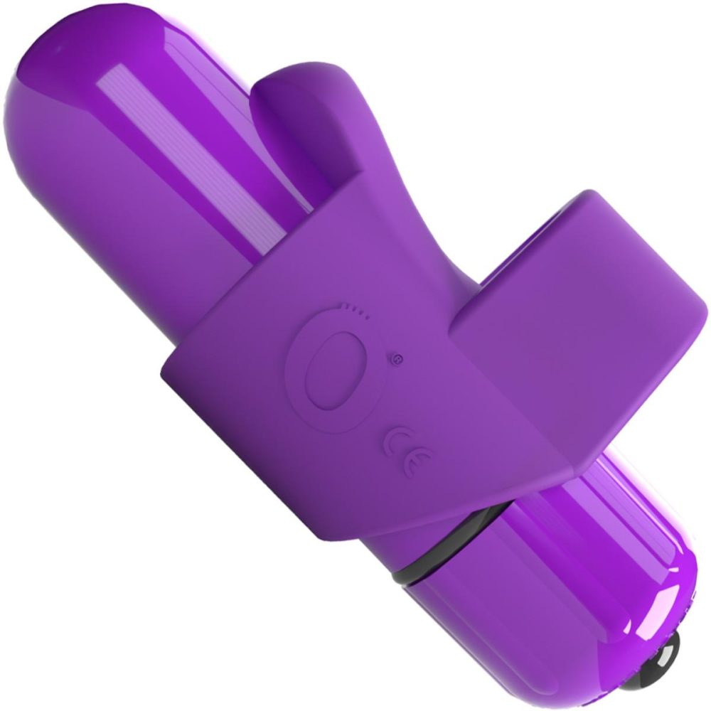 Wearable Vibrators | 4T FingO Slim Silicone Fingertip Bullet Vibrator – Grape