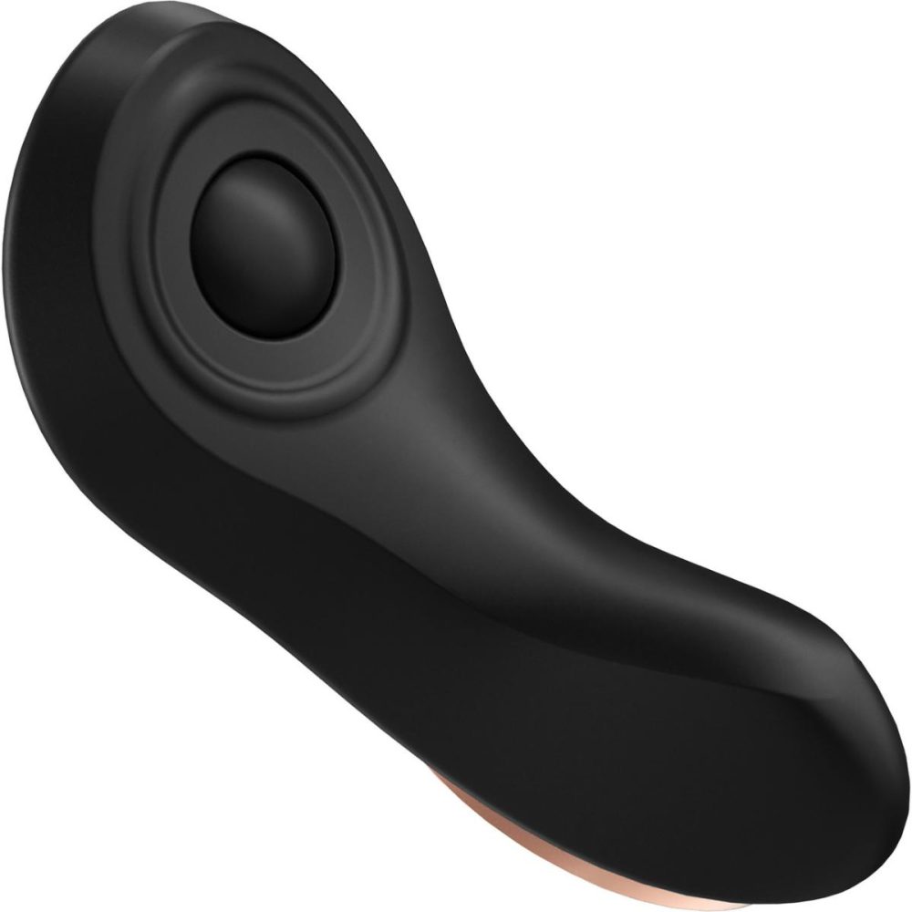 Wearable Vibrators | Little Secret Rechargeable Waterproof App Enabled Silicone Panty Vibrator – Black