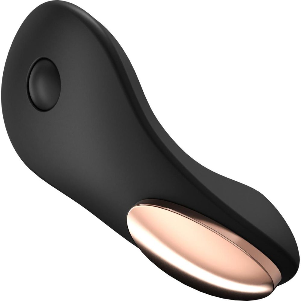 Wearable Vibrators | Little Secret Rechargeable Waterproof App Enabled Silicone Panty Vibrator – Black