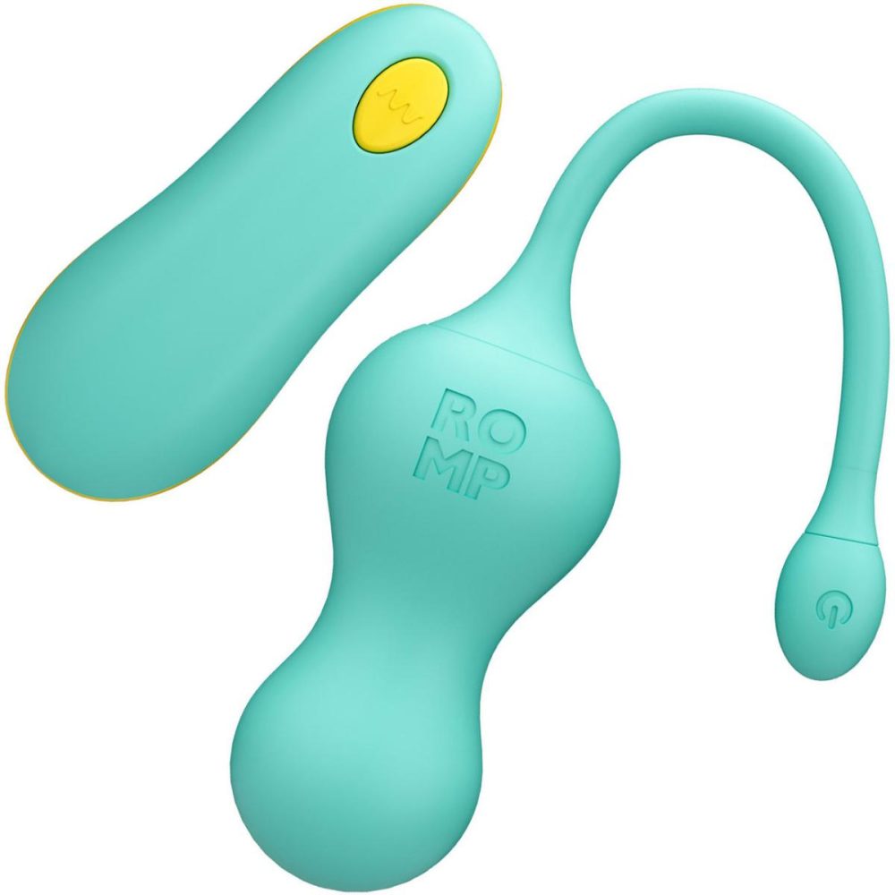 Wearable Vibrators | ROMP Cello Remote Control Silicone Waterproof Rechargeable Vibrating Egg