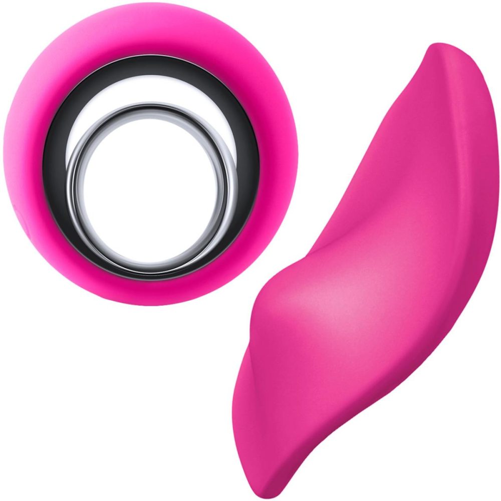 Wearable Vibrators | Sugar Pop Leila Rechargeable Silicone App Enabled Panty Vibe With Remote – Pink