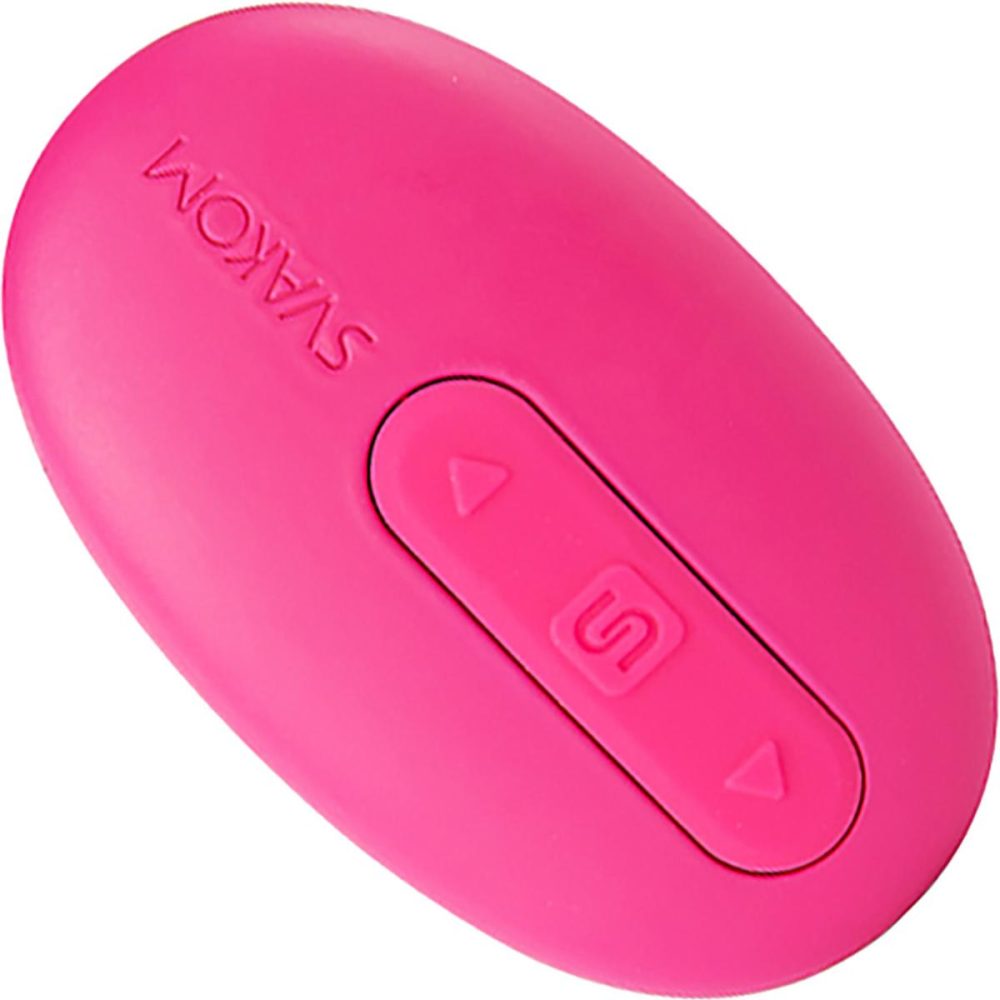 Wearable Vibrators | SVAKOM Elva Remote Controlled Wearable Intelligent Rechargeable Silicone Vibrating Bullet – Pink