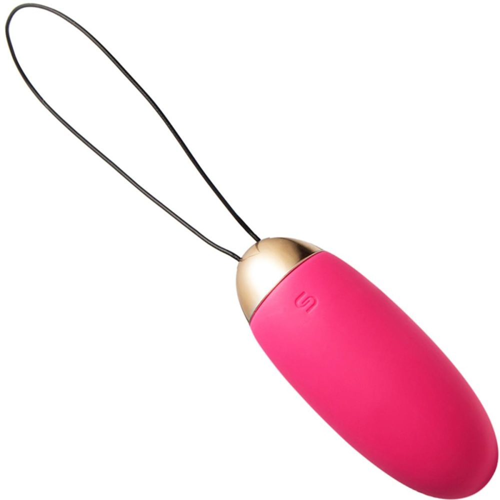 Wearable Vibrators | SVAKOM Elva Remote Controlled Wearable Intelligent Rechargeable Silicone Vibrating Bullet – Pink