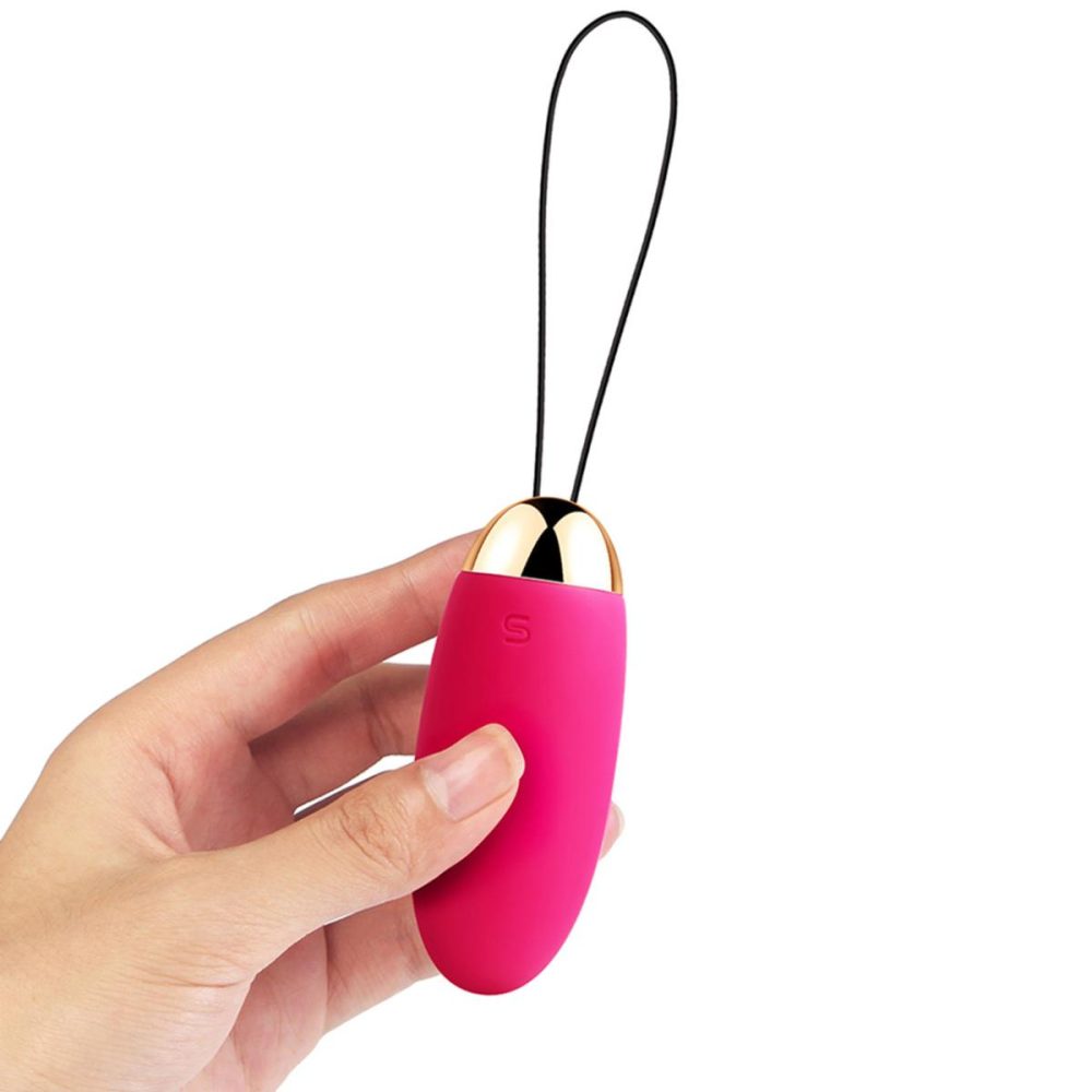 Wearable Vibrators | SVAKOM Elva Remote Controlled Wearable Intelligent Rechargeable Silicone Vibrating Bullet – Pink