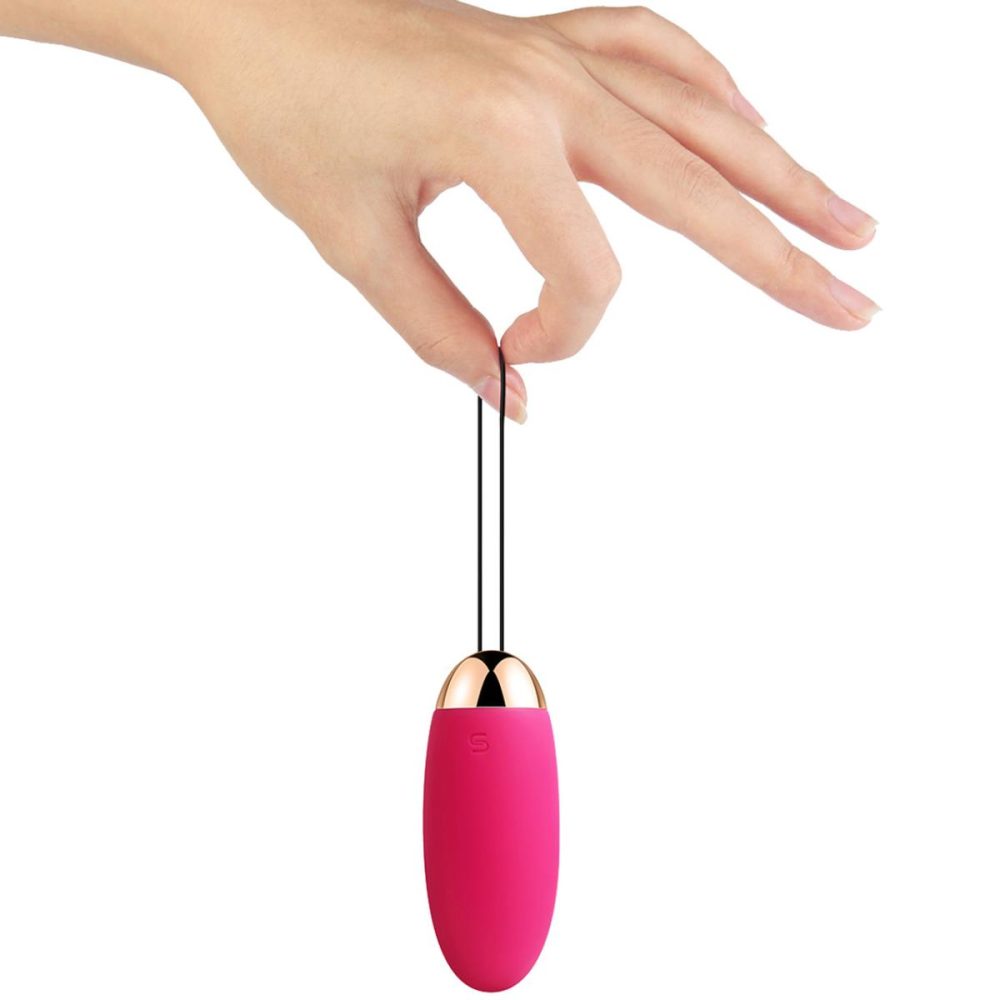 Wearable Vibrators | SVAKOM Elva Remote Controlled Wearable Intelligent Rechargeable Silicone Vibrating Bullet – Pink